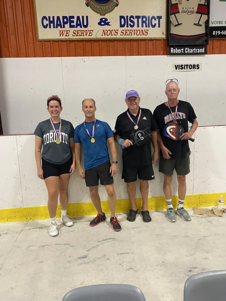 Photos of pickleball players from Kind Of A Big Dill tournament 2024