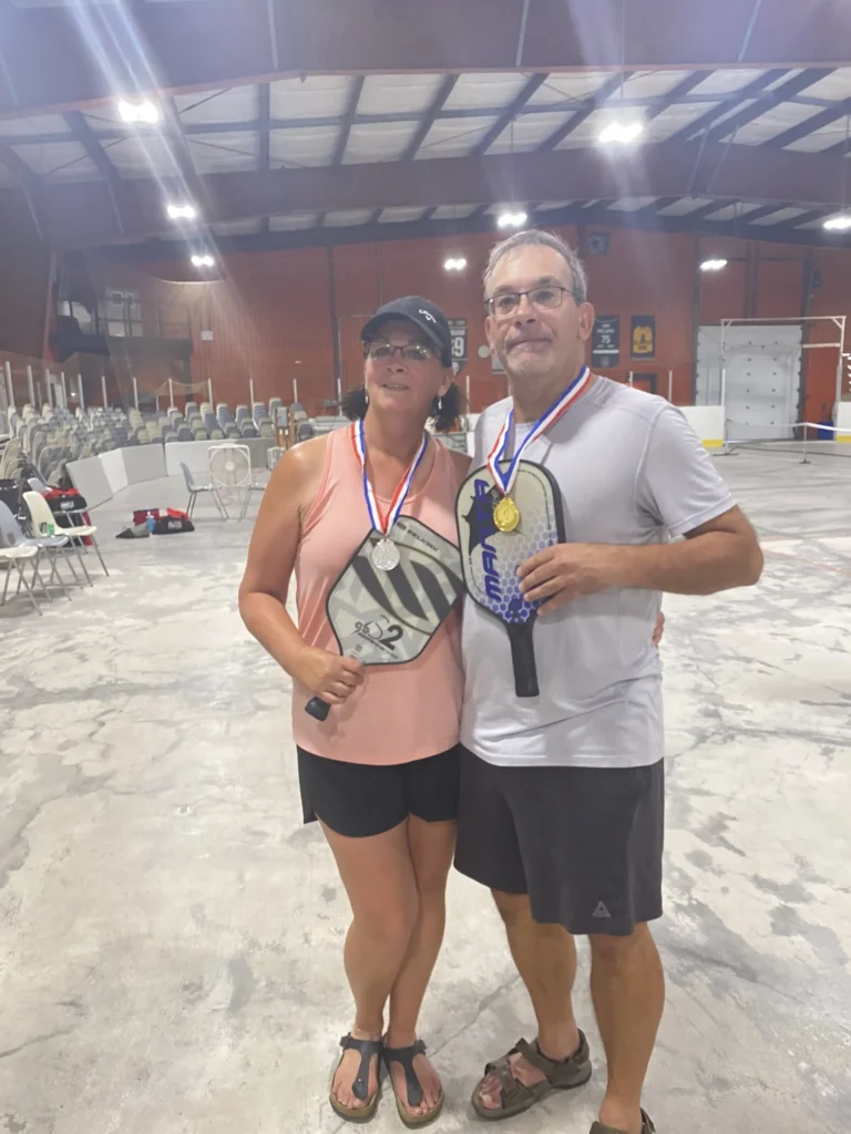 Photos of pickleball players from Kind Of A Big Dill tournament 2024