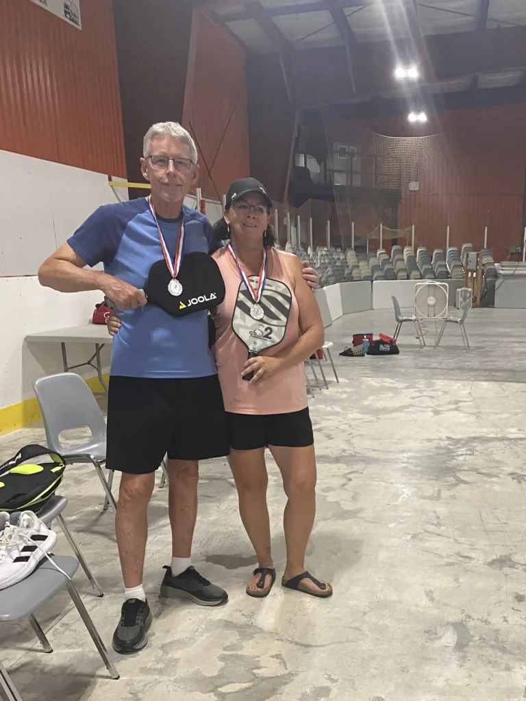 Photos of pickleball players from Kind Of A Big Dill tournament 2024